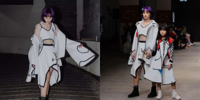 Deretan Potret Joanna Alexandra Tampil di Runway JF3 Bareng Anak, Bak Kakak-Adik nih!
