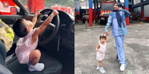 Setir Mobil Sampai Ikutan Bulutangkis, Ini Potret Terbaru Baby Moana Anak Ria Ricis yang Makin Random Banget