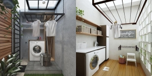 16 Desain Tempat Jemuran Minimalis Indoor, Dijamin Nggak Bikin Rumah Sesak