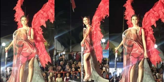 7 Potret Glamour Yuki Kato di Event Jember Fashion Carnaval, Akrab Banget dengan Penonton