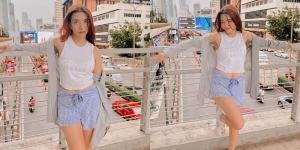 Gak Takut Gosong, Ini Potret Seru Cassandra Lee Panas-panasan Pakai Baju Terbuka Saat Liburan di Bangkok 