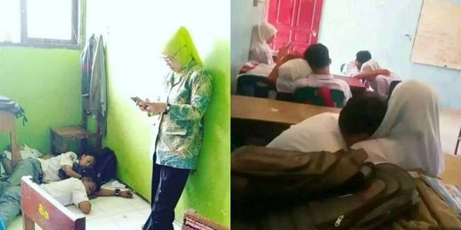 19 Potret Kelakuan Super Nyeleh Pelajar Saat di Sekolahan, Bikin Geleng-geleng Kepala