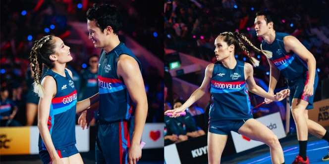 Deretan Potret Cinta Laura dan Arya Vasco saat Tanding Bulu Tangkis, Pasangan Ambis yang Gemes Abis!