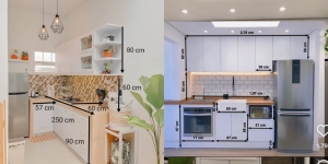 8 Ukuran Meja Dapur Cor Minimalis untuk Inspirasi Kitchen Set