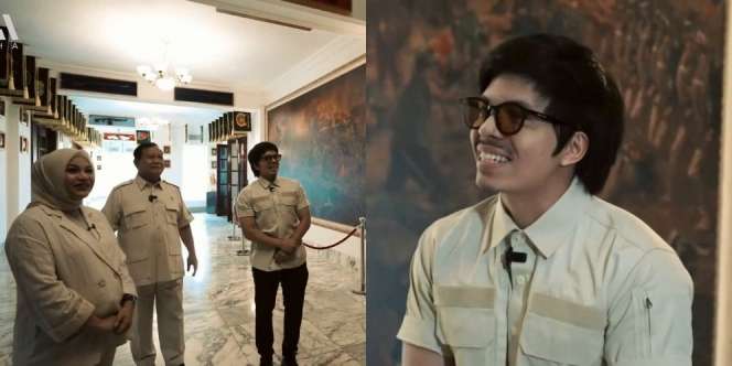 Potret Atta-Aurel Bertemu Prabowo Subianto, Langsung Push Up Saat Kunjungi Gedung Kementerian Pertahanan! 