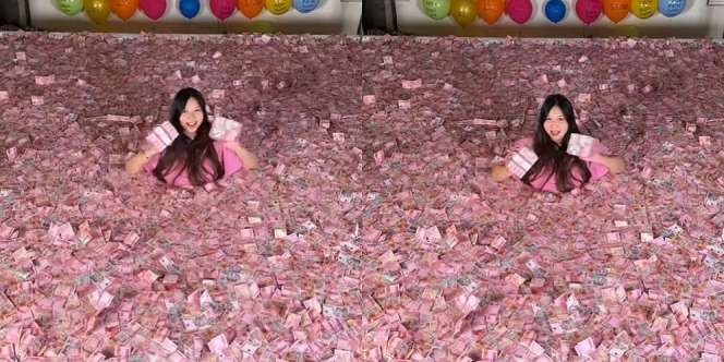 Potret Sisca Kohl Ngidam Berenang di Lautan Uang, Kontennya Malah Dihujat dan Dibilang Flexing