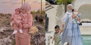 Deretan Potret Kesha Ratuliu Momong Qwenzy dan Aisha, Ibu dan Anak Sama-Sama Gemesnya!