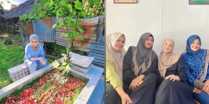 Potret Cut Meyriska Pulang Kampung ke Aceh, Ziarah hingga Silaturahmi ke Tetangga