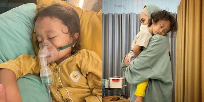 Potret Anak Zaskia Mecca Derita Sesak Nafas karena Polusi Udara Jakarta