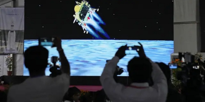 Chandrayaan-3 Wahana Antariksa Milik India Berhasil Mendarat di Bulan