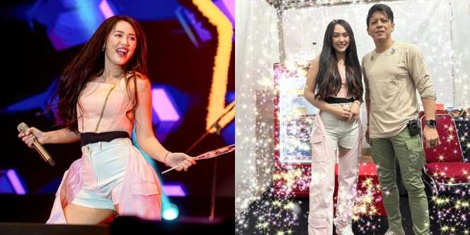 Potret Cantik Happy Asmara saat Manggung di Solo, Foto Bareng Ariel NOAH Bikin Fans Heboh Mau Jodohkan