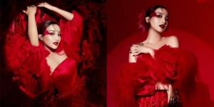 Deretan Potret Nanda Arsyinta Dandan ala Red Swan, Lipstik Merah Tebal Bikin Salah Fokus