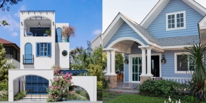 11 Rumah Minimalis Biru dengan Desain yang Cantik dan Menarik, Adem Banget Dilihat