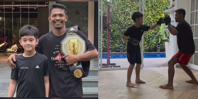 Usai Ditonjok Teman Sekolah, Rafathar Langsung Latihan Bela Diri Bareng Atlet MMA! Begini Potretnya