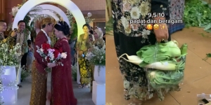 Berkonsep Unik, Ini Deretan Potret Pesta Pernikahan dengan Tema Pasar Sayur