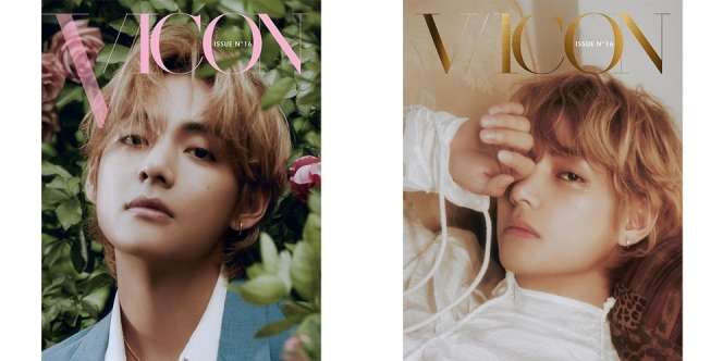 Visualnya Tumpah-Tumpah, V BTS Pancarkan Kharismanya di Pemotretan Cover DICON