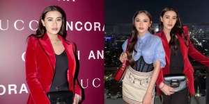 Aaliyah Massaid Tampil Elegan saat Hadiri Event Gucci Ancora, Foto Bareng Mahalini Dibilang kayak Anak Kembar