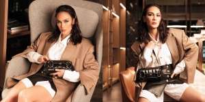 Luna Maya Jadi Lady Boss di Pemotretan Terbarunya, Tampil Kece dalam Perpaduan Jas dan Celana Pendek