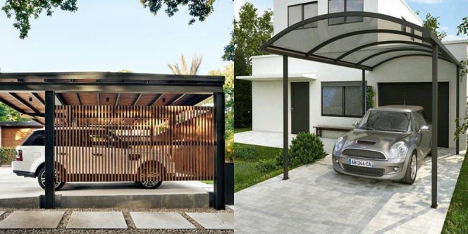 9 Carport Minimalis Pengganti Garasi dengan Desain Cantik, Bye-bye Parkir di Jalan!