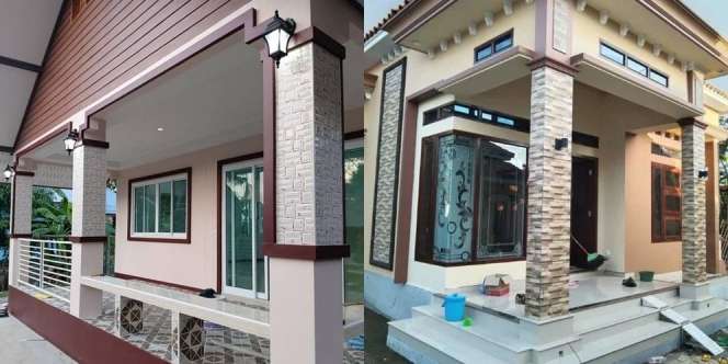 9 Keramik Tiang Teras Depan Rumah Gaya Klasik sampai Motif Mewah