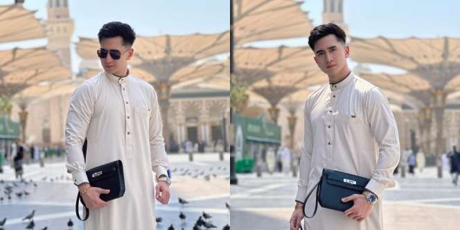 Jalani Ibadah Umroh, Ini Potret Verrell Bramasta yang Disebut Pamer Tas Mewah Ratusan Juta di Madinah