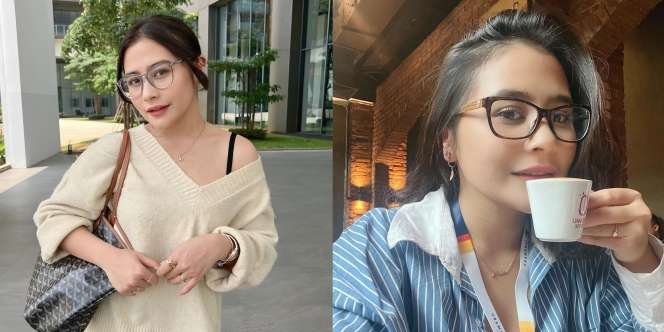 7 Potret Cantik Prilly Latuconsina saat Tampil Berkacamata, Vibes Berwibawanya Dapet Banget!