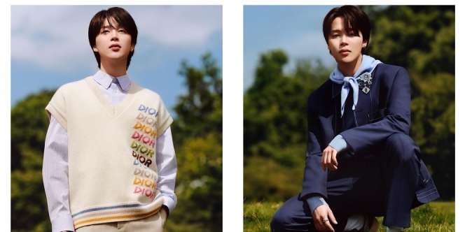 Ganteng Parah Bak Anak Sekolahan, Jimin BTS Pancarkan Visualnya di Majalah Elle Singapore