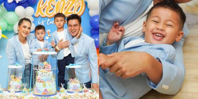 Intip Keseruan Perayaan Ulang Tahun Kenzo Anak Kedua Baim Wong yang Serba Biru - Geng Cendol Paula Ramaikan Acara! 