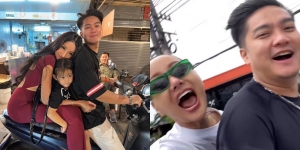 Kocak Abis, Berikut Potret Lucinta Luna Naik Motor Bareng Boy William di Bangkok! 