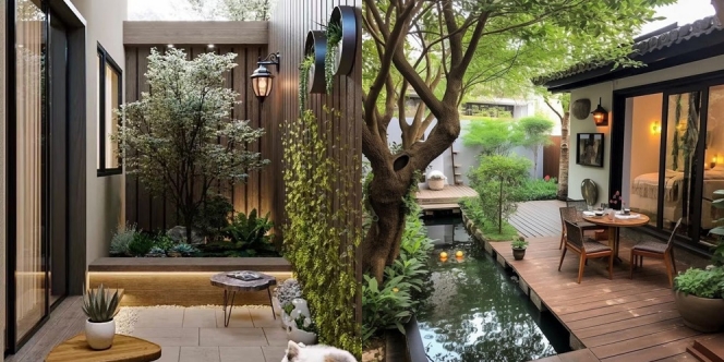 10 Taman Minimalis Modern yang Bikin Cantik dan Adem Tampilan Rumah