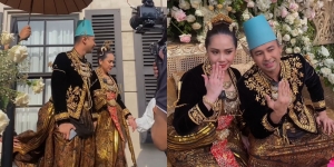 10 Potret Penampilan Nagita Slavina dan Raffi Ahmad 'Nikah Lagi' Pakai Baju Pengantin Jawa