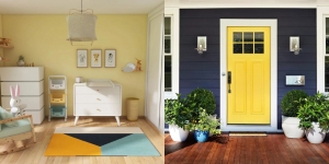 17 Inspirasi Dekorasi dan Cat Rumah Warna Kuning, Bikin Ruangan jadi Ceria