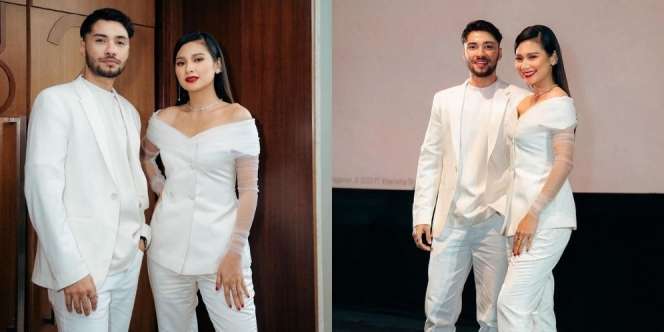 Hadiri Press Conference Wedding Agreement The Series Season 2, Indah Permatasari dan Refal Hady Kompak Kenakan Outfit Putih! 