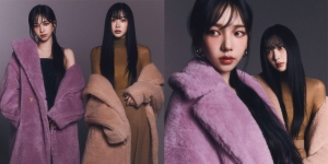6 Potret Karina dan Giselle aespa di Majalah Harper's Bazaar Korea, Penuh Kehangatan dalam Balutan Mantel Bulu