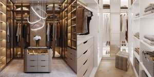 10 Walk in Closet Minimalis Mewah untuk Menyimpan Wardrobe di Kamar