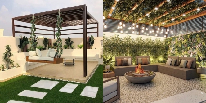 10 Inspirasi Desain Rooftop Rumah Semi Indoor yang Estetik, Bisa untuk Nyantai Ala Cafe Sky Lounge