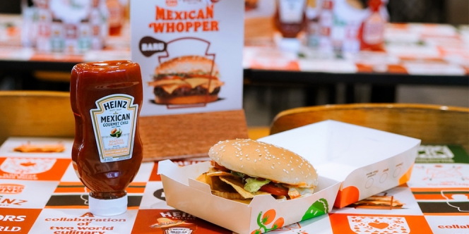 Memperkenalkan HEINZ MEXICAN WHOPPER, Kolaborasi Terbaru dari Burger King dengan Kraft Heinz
