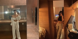 Potret Mirror Selfie Shania Salsabila, Pamer Perut Six Pack Body Goals Banget!