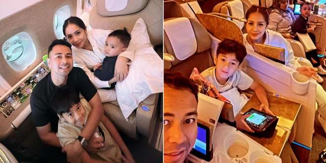 9 Potret Keluarga Raffi Nagita Berangkat ke New York, Netizen Salfok Cipung Keliatan Bayi Banget~