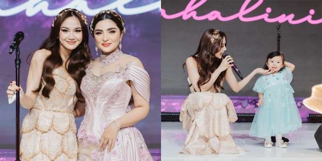 Deretan Potret Mahalini di Acara Ulang Tahun Ashanty, Interaksi bareng Ameena Gemes Banget!