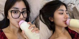 Deretan Potret Ghea Youbi Perlihatkan Kebiasaan Minum Pakai Dot Bayi, Netizen: Biar Apa Sih? 