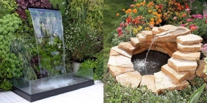 8 Air Terjun Taman Rumah Minimalis, Bikin Makin Adem dan Estetik