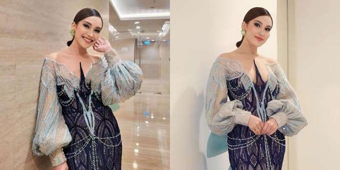 8 Potret Ayu Ting Ting Tampil Manglingi Pakai Ribbon Gown, Kecantikannya Banjir Pujian!