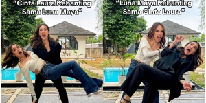 Potret Luna Maya dan Cinta Laura yang Mirip Kakak-Adik, Sama-Sama Cantik sekaligus Kocak!