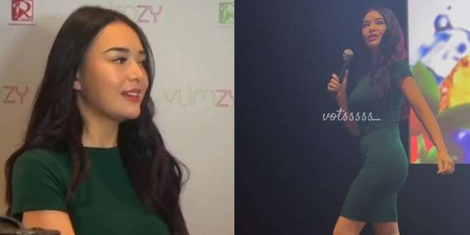 Deretan Potret Amanda Manopo Tampil dengan Dress Hijau Ketat, Pamer Body Goals yang Curi Perhatian