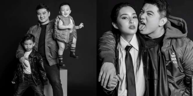 13 Pemotretan Terbaru Keluarga Chef Arnold dan Tiffany Soetanto, Family Goals Bertema Monokrom
