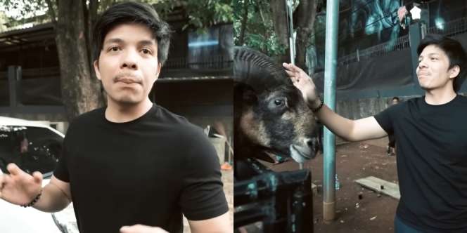 10 Potret Atta Halilintar Sembelih 100 Kg Kambing untuk Akikah Baby Azura