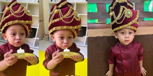 7 Potret Ganteng Baby Leslar Ikuti Perayaan Hari Diwali di Sekolah, Gayanya Udah Kayak Sultan Bollywood