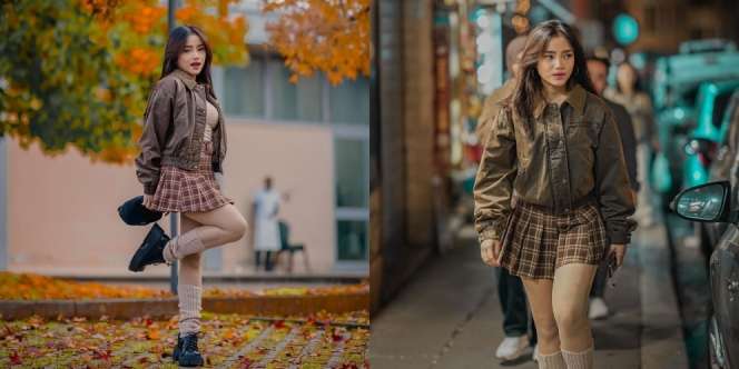 Gaya Terbaru Fuji Pakai Rok Mini, Vibesnya Disebut Bak Gadis Kuliahan dalam Film