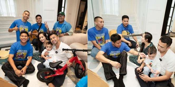 Masih Dalam Momen Perayaan Ultah, Rayyanza Cipung Dapat Surprise dari Band RAN, Dinyanyiin hingga Diberi Sepeda! 